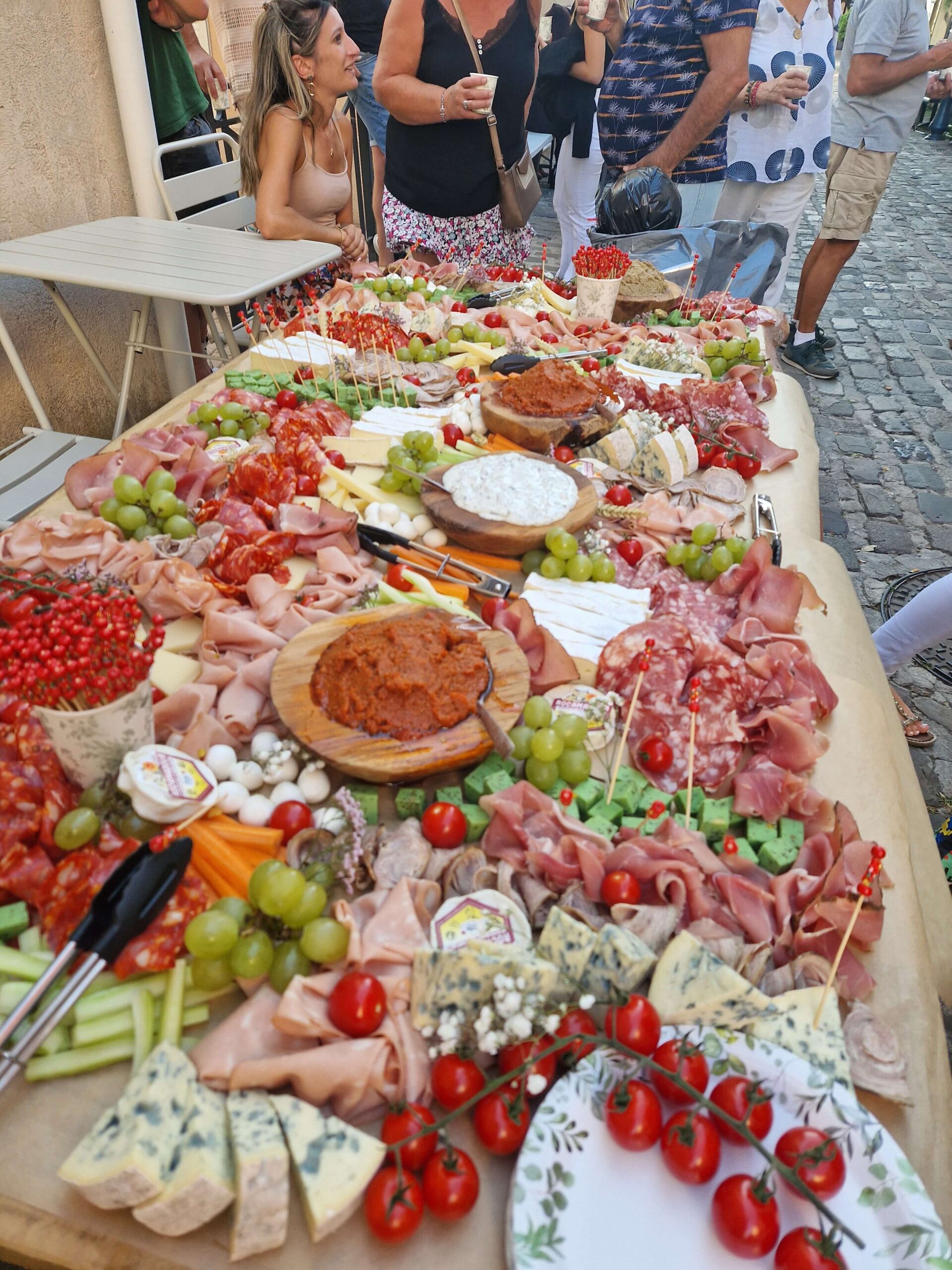 Grand buffet italien événementiel